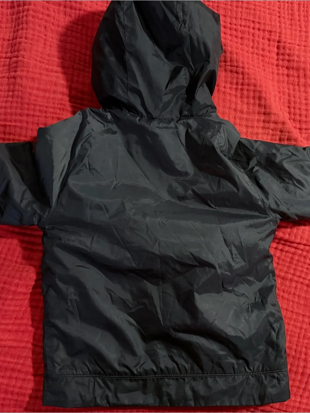Nike Black Hooded Kids Puffer Jacket